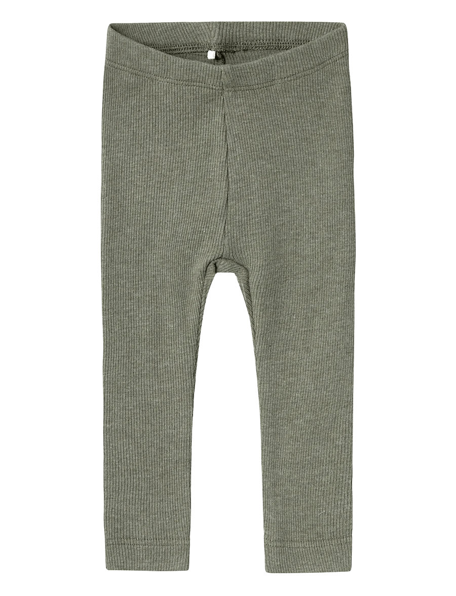 name it - NBNKAB LEGGING NOOS - leggings - dusty olive - 1