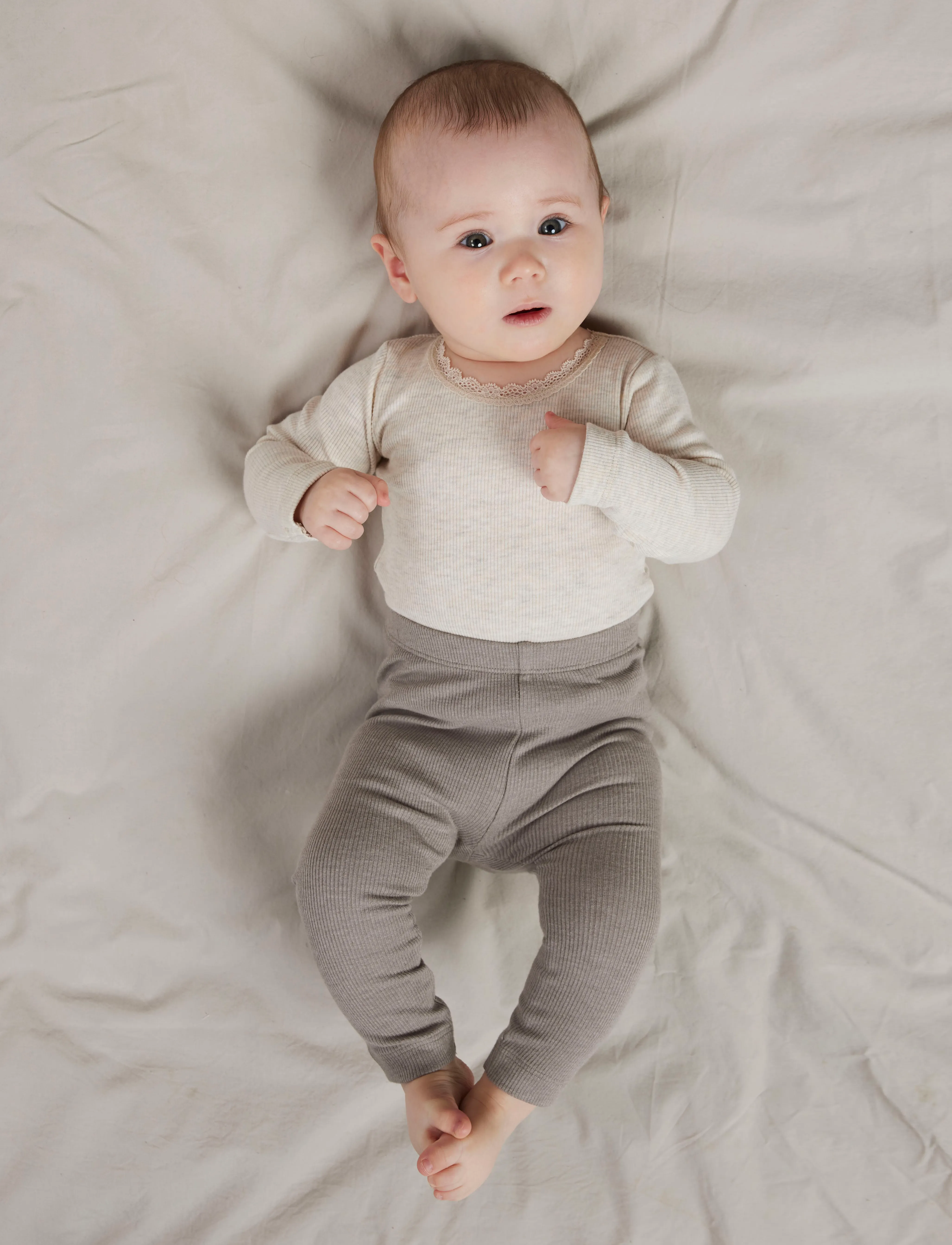 name it NBNKAB LEGGING NOOS - Leggings - SATELLITE / grey