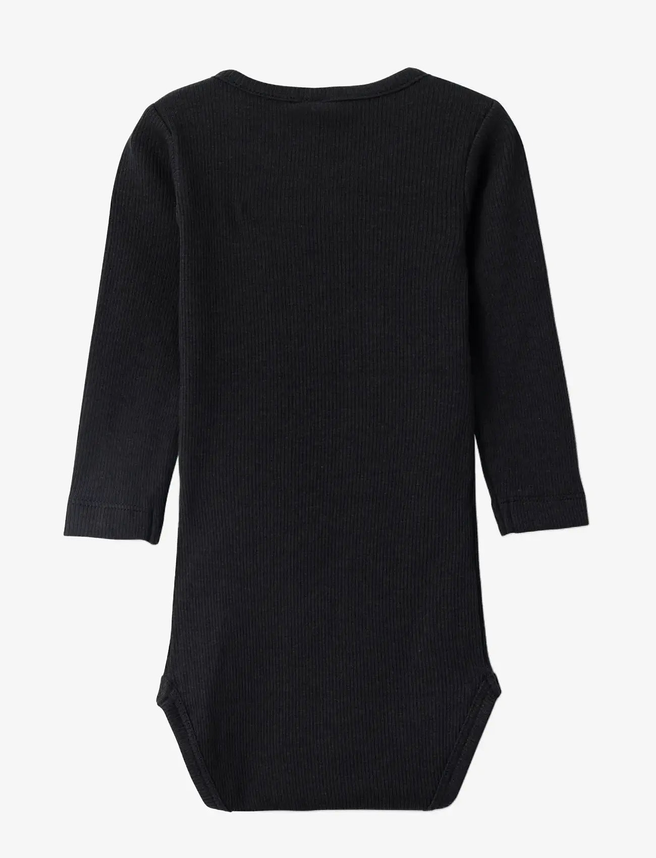 name it - NBMKAB LS BODY NOOS - langærmede bodyer - black - 2