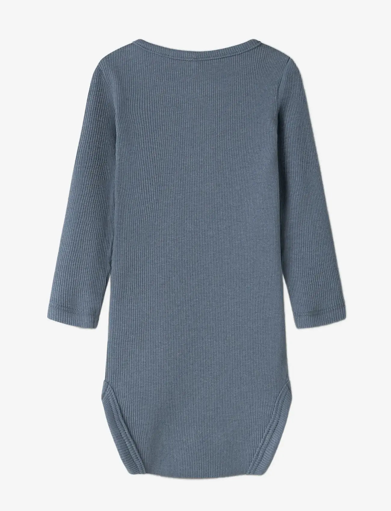 name it - NBMKAB LS BODY NOOS - langærmede bodyer - blue mirage - 1