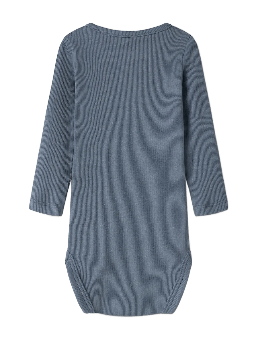 name it - NBMKAB LS BODY NOOS - långärmade bodies - blue mirage - 1