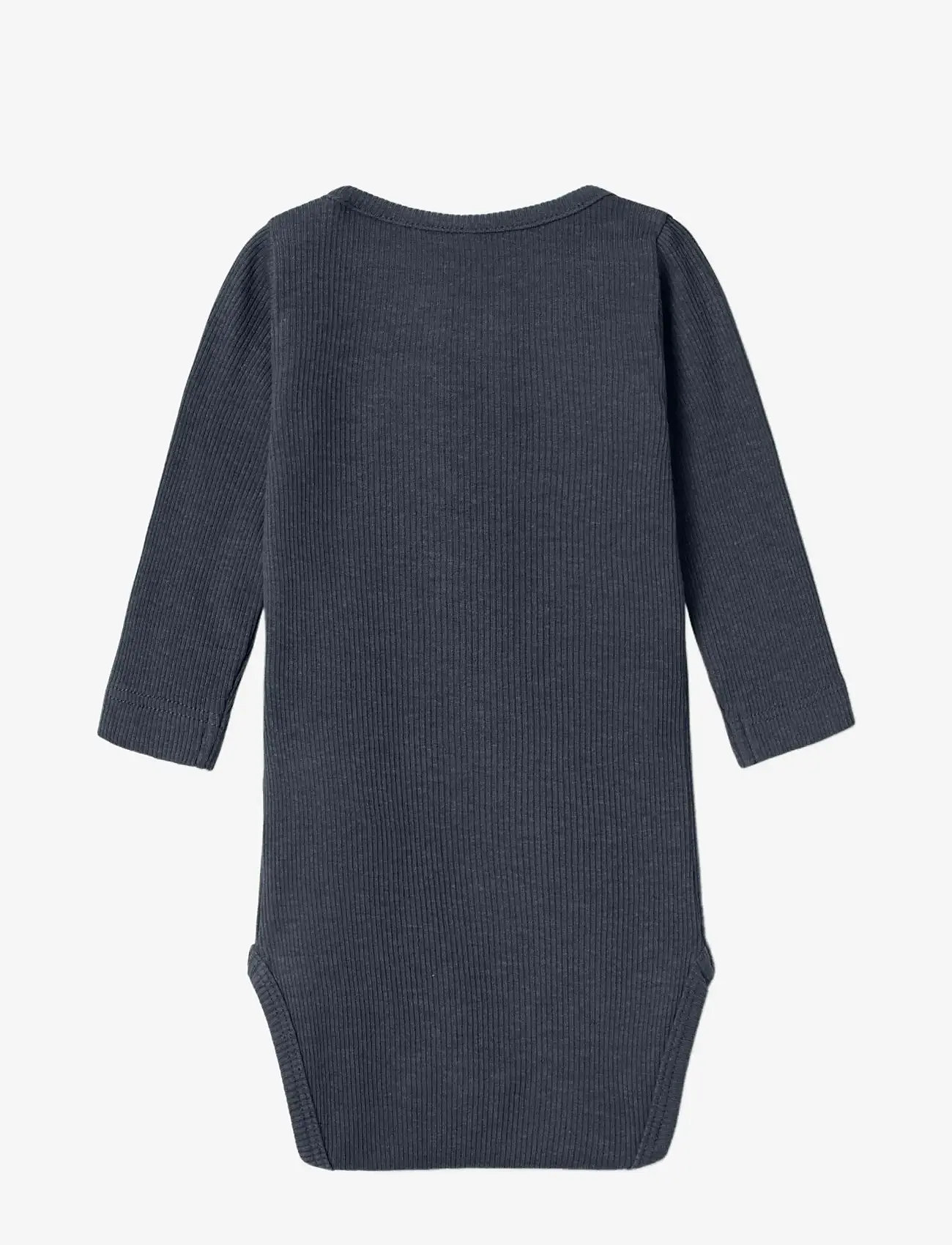 name it - NBMKAB LS BODY NOOS - enfärgade långärmade bodies - dark sapphire - 1