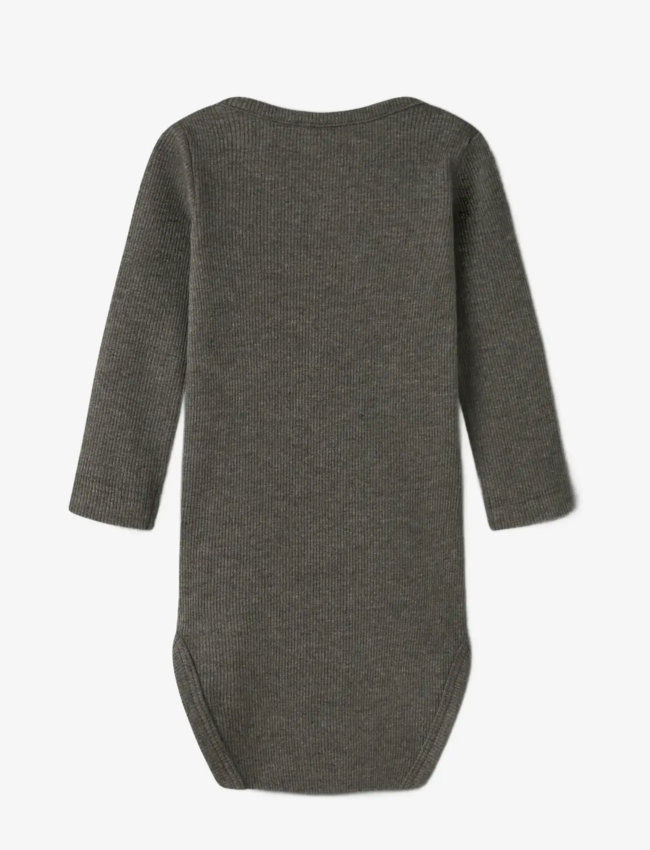 name it - NBMKAB LS BODY NOOS - ensfarvede langærmede bodyer - delicioso - 1