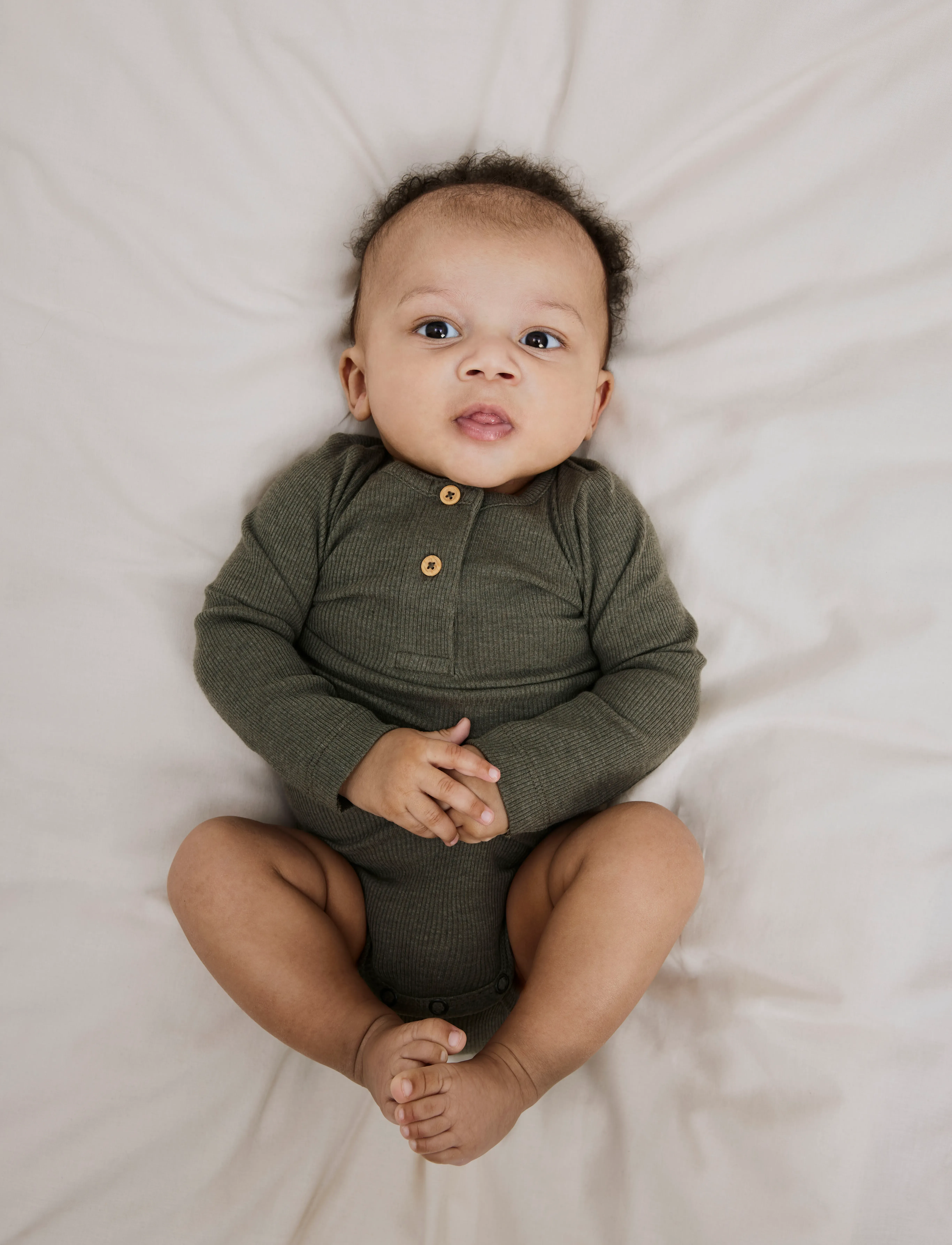 name it - NBMKAB LS BODY NOOS - langärmelige bodys - dusty olive - 3
