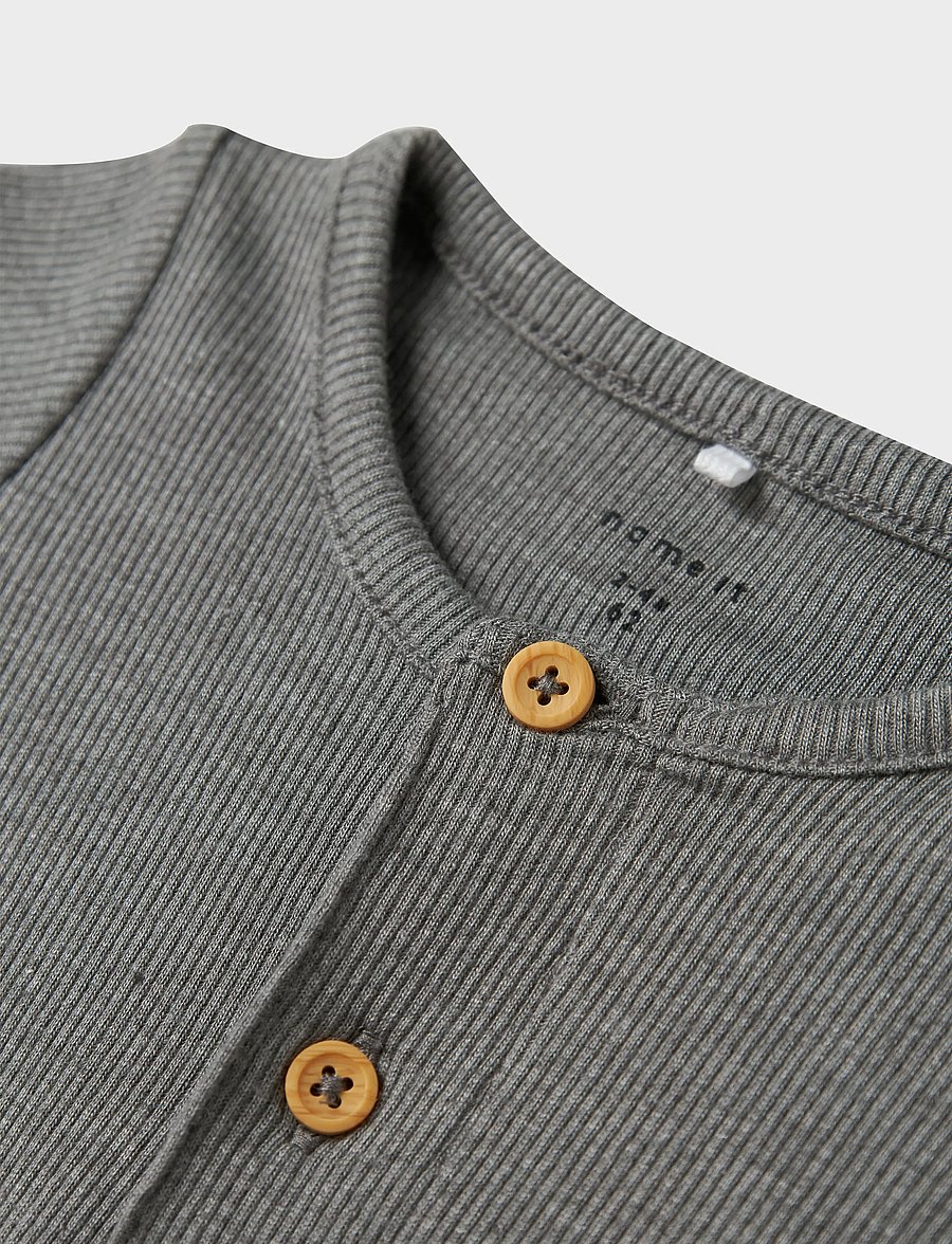 name it - NBMKAB LS BODY NOOS - långärmade bodies - mockingbird - 3