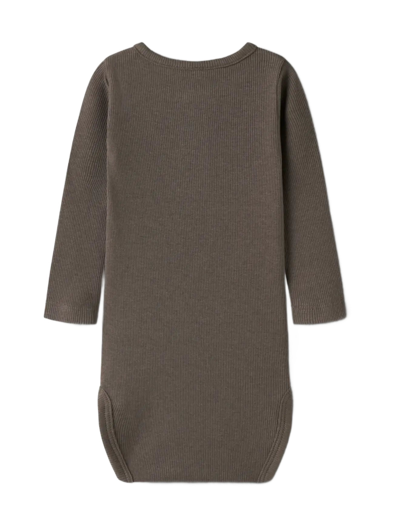 name it - NBMKAB LS BODY NOOS - långärmade bodies - morel - 1
