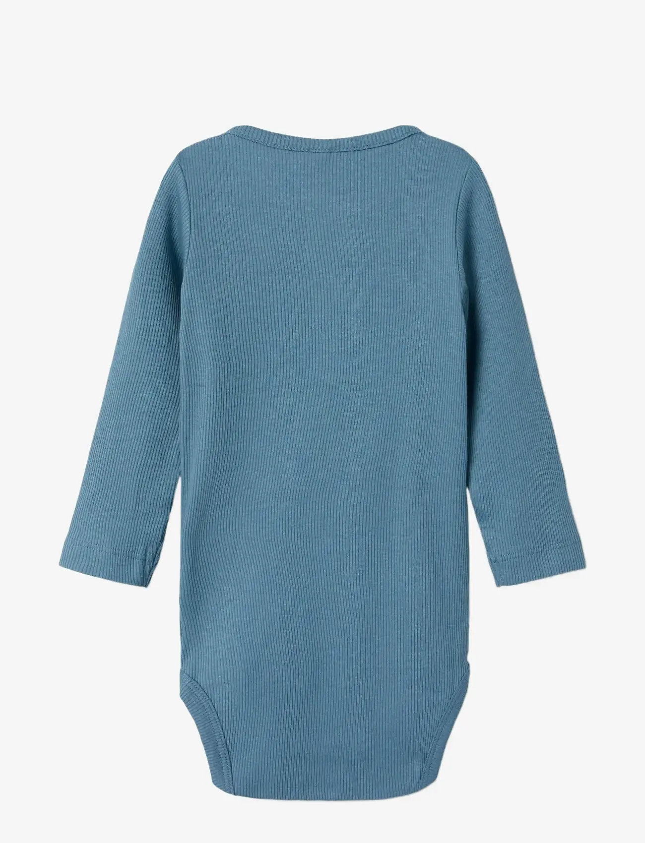 name it - NBMKAB LS BODY NOOS - yksiväriset pitkähihaiset bodyt - spring lake - 1