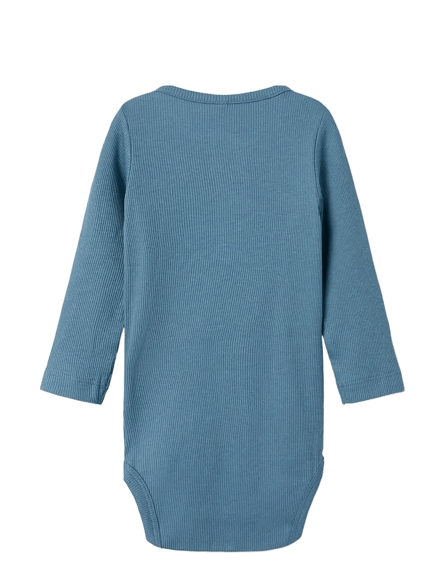 name it - NBMKAB LS BODY NOOS - långärmade bodies - spring lake - 1
