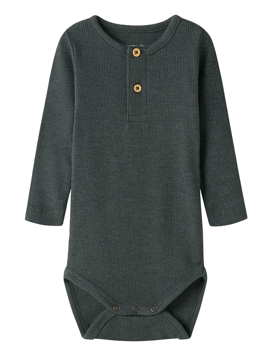 name it - NBMKAB LS BODY NOOS - långärmade bodies - urban chic - 0