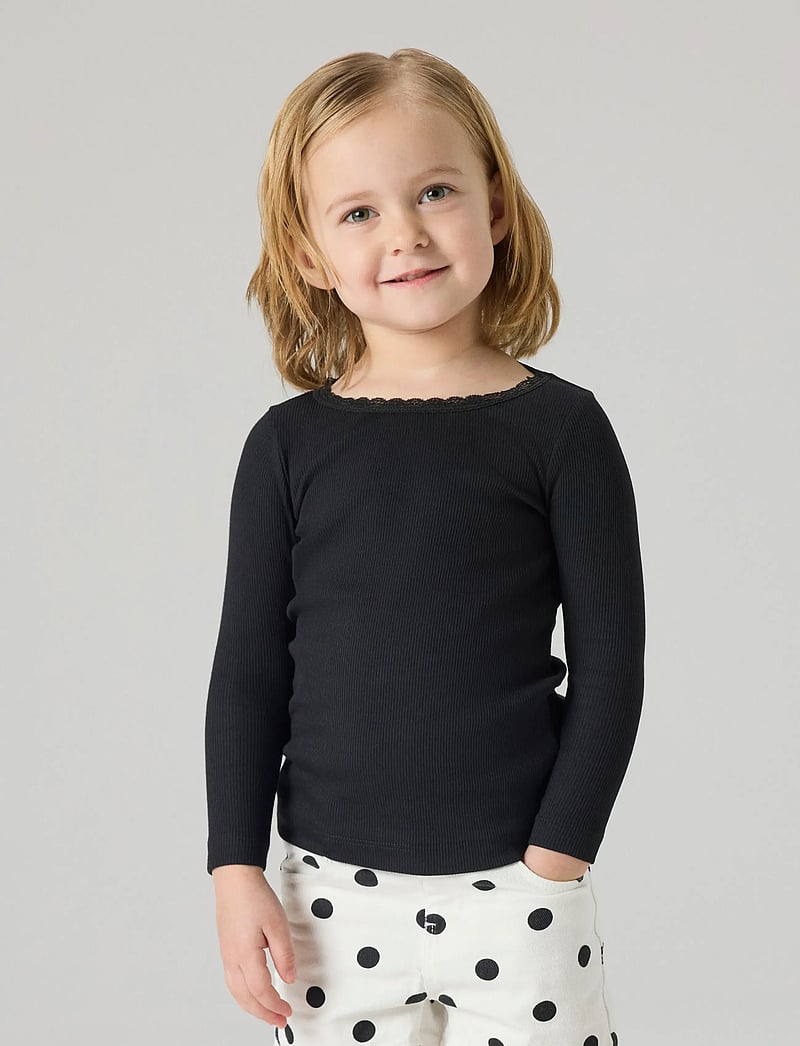 name it - NMFKAB LS TOP NOOS - langärmelig - black - 4