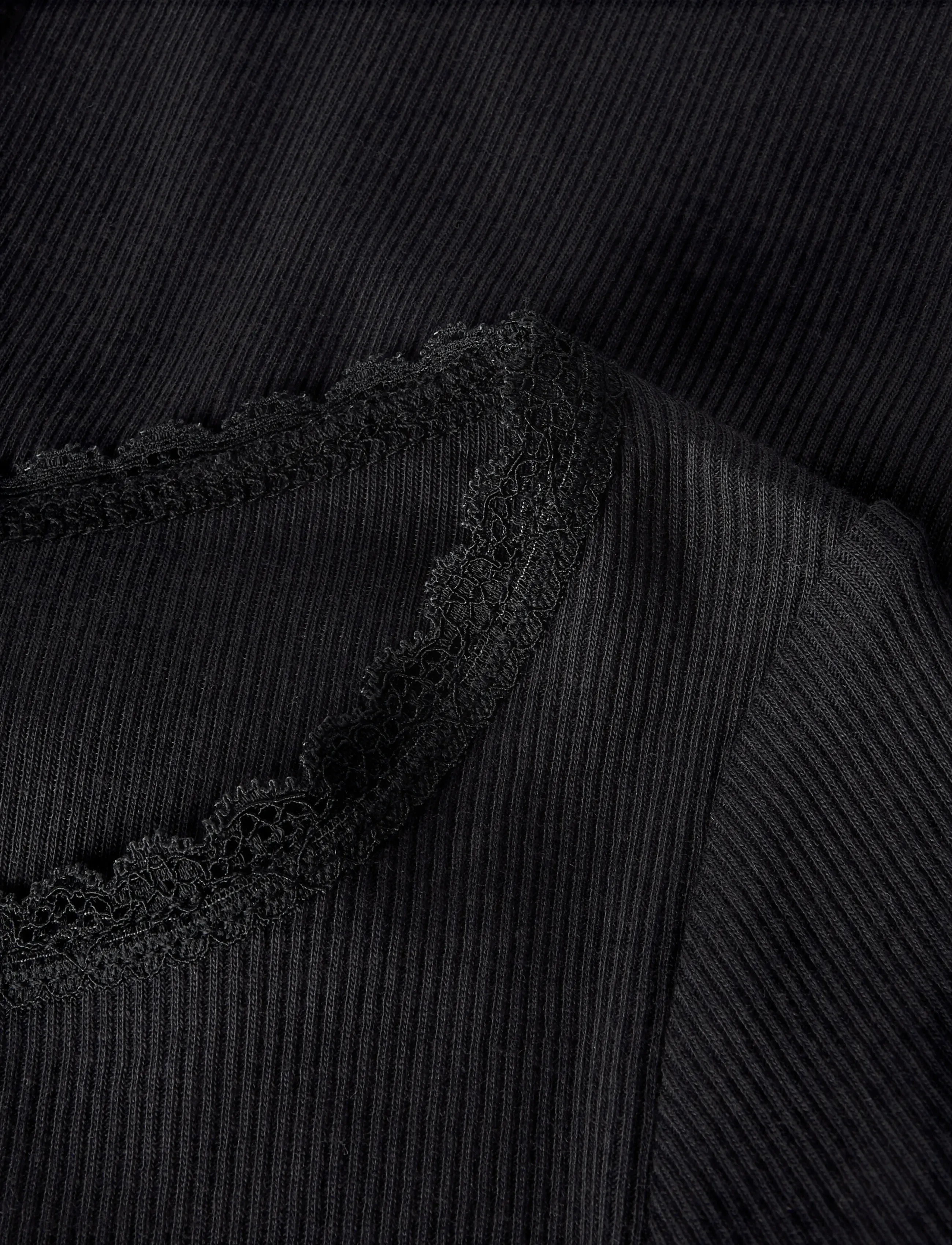 name it - NMFKAB LS TOP NOOS - långärmade t-shirts - black - 5