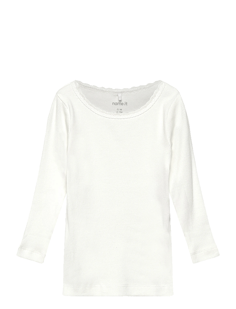name it - NMFKAB LS TOP NOOS - langärmelig - cloud dancer - 0