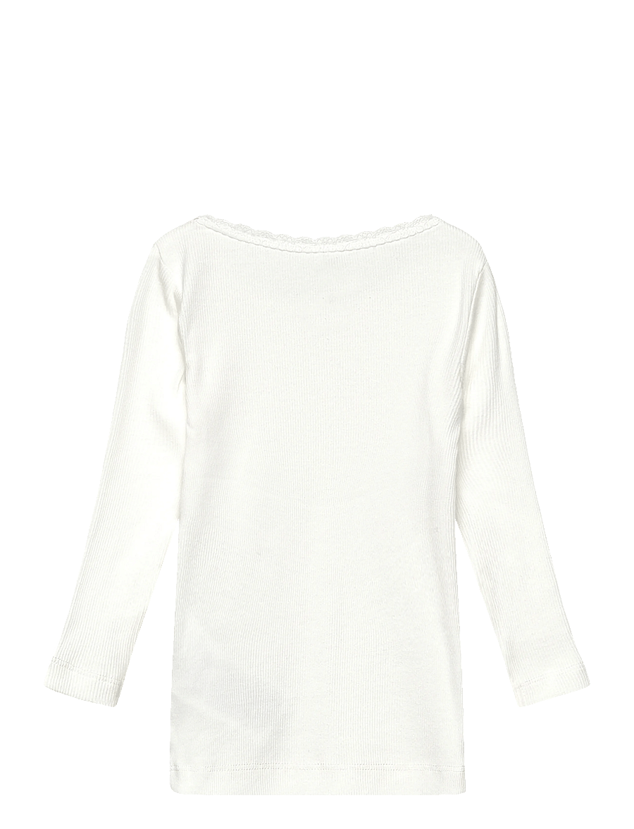 name it - NMFKAB LS TOP NOOS - langärmelig - cloud dancer - 1