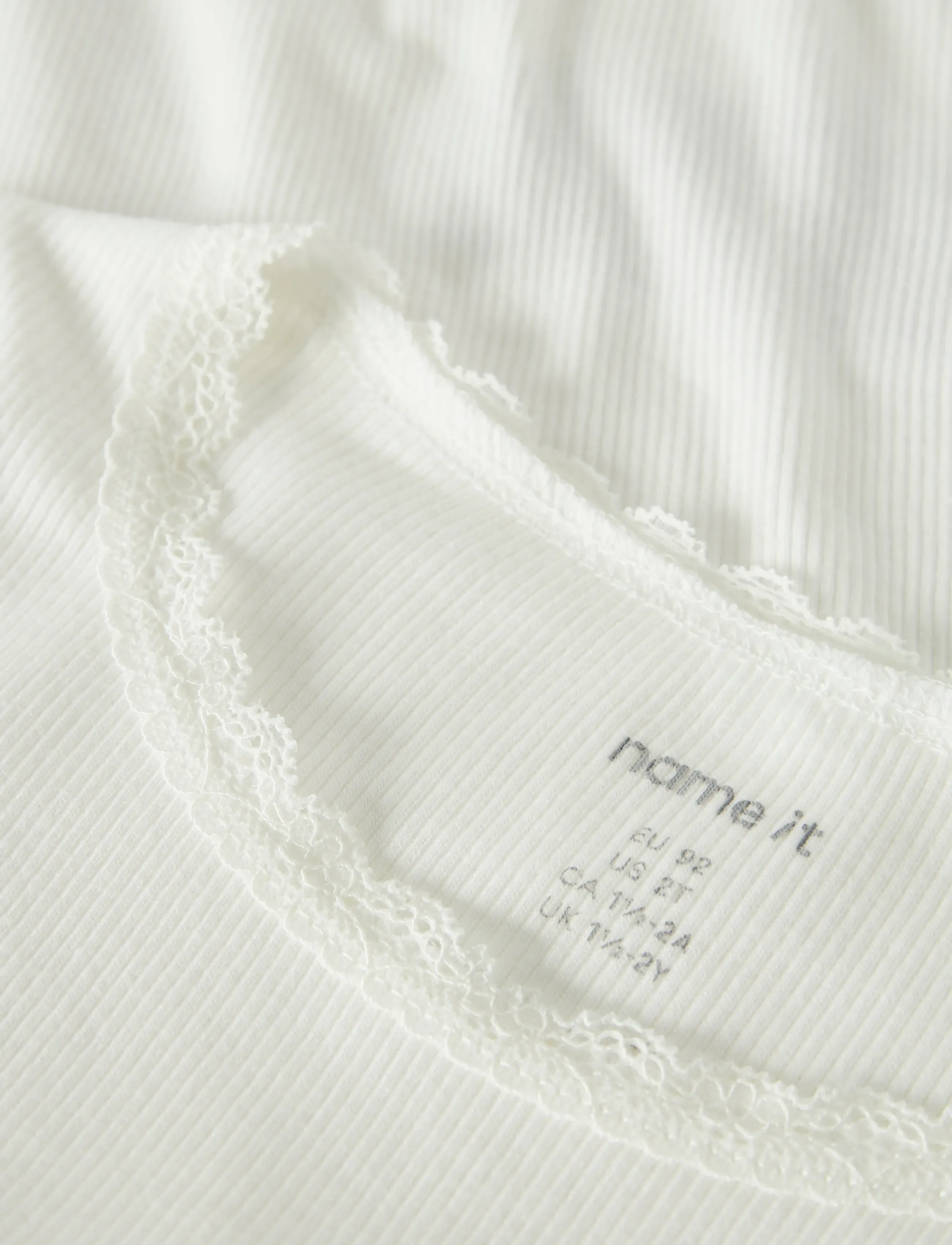 name it - NMFKAB LS TOP NOOS - langärmelig - cloud dancer - 2