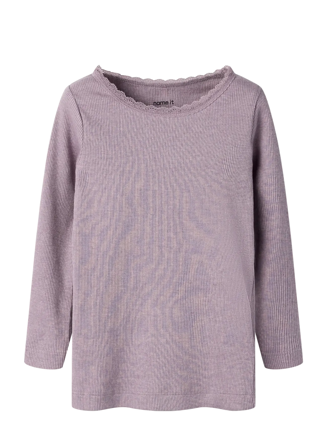 name it NMFKAB LS TOP NOOS - Toppar & T-shirts - ELDERBERRY / purple