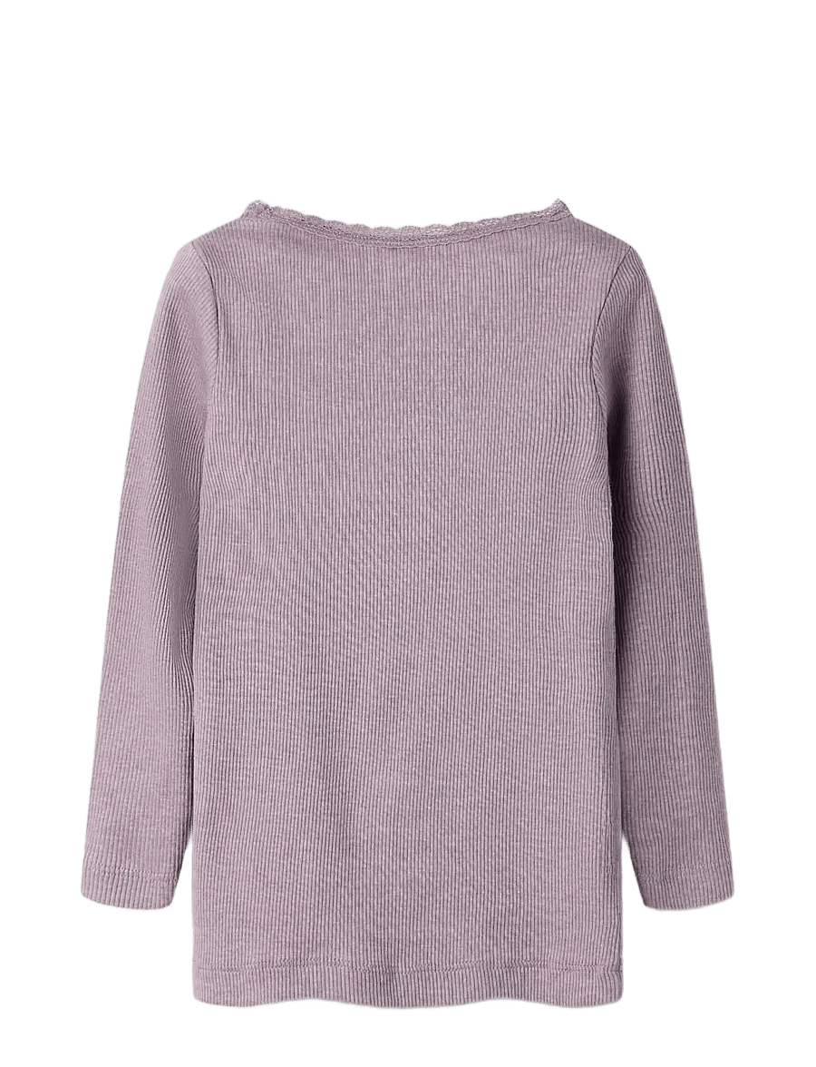 name it - NMFKAB LS TOP NOOS - langärmelig - elderberry - 1