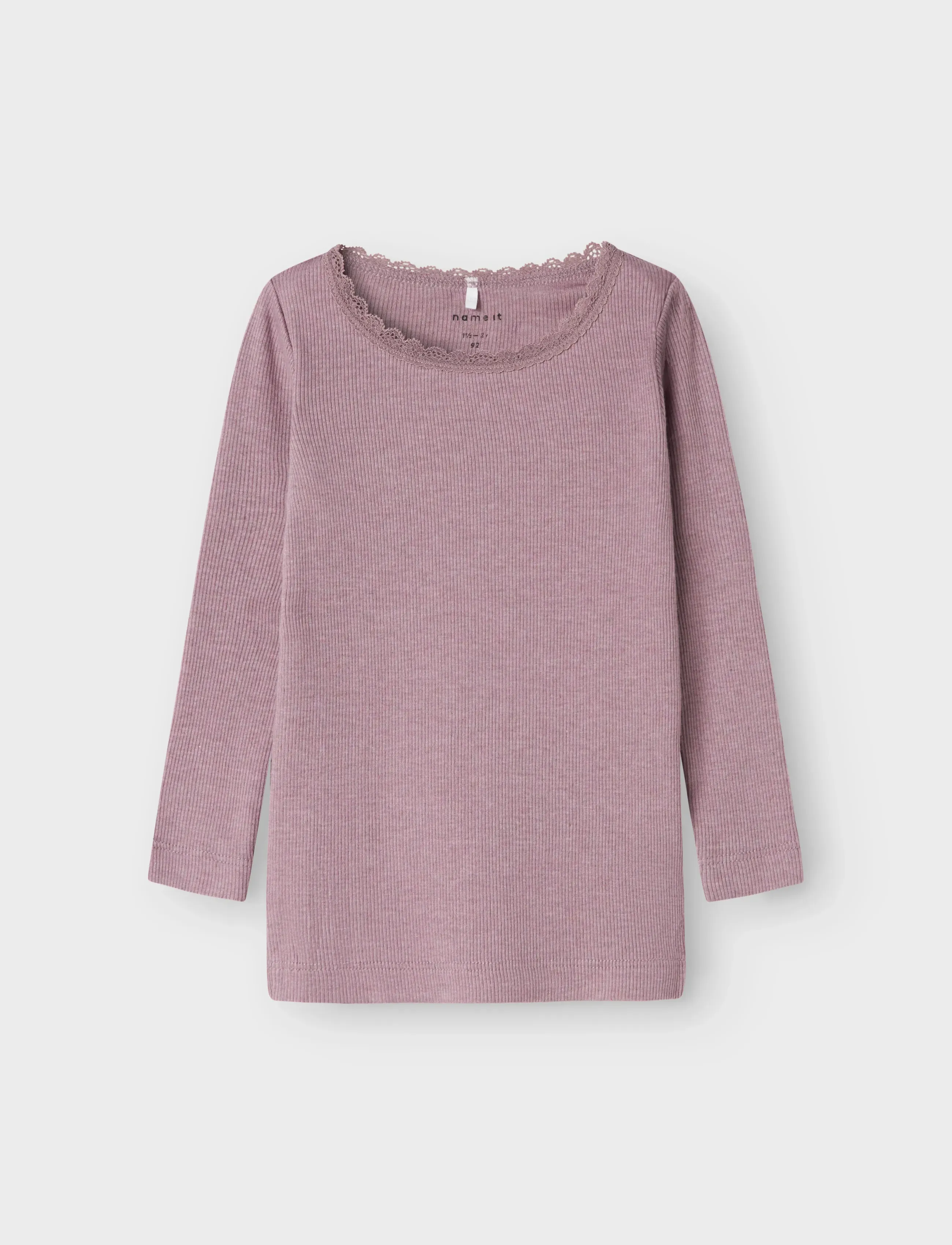 name it Nmfkab Ls Top Noos, 110, T-shirts, Lila - Long-sleeved Kinder