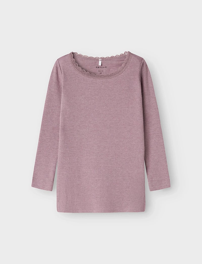 name it - NMFKAB LS TOP NOOS - langärmelig - elderberry - 2