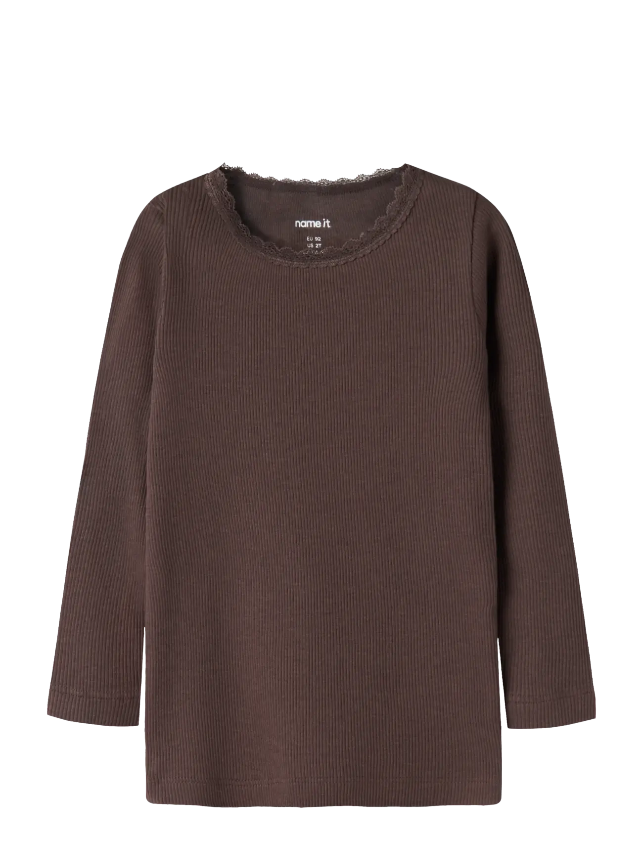 name it NMFKAB LS TOP NOOS - Kläder - FRENCH ROAST / brown