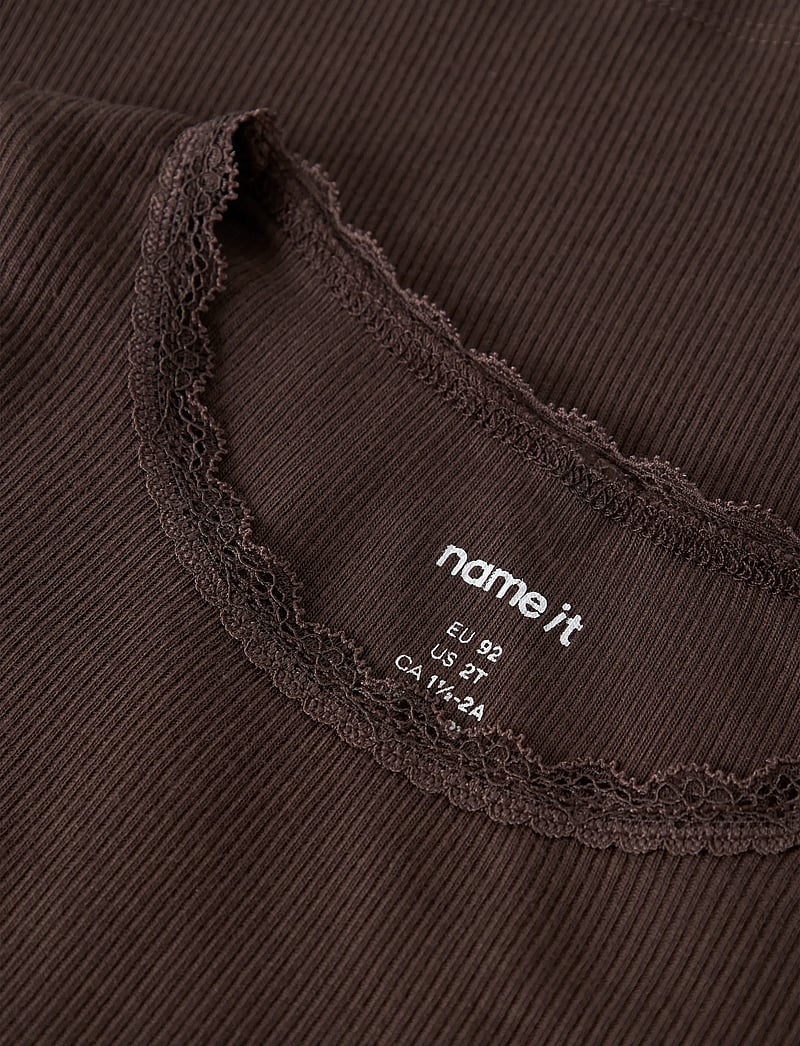 name it - NMFKAB LS TOP NOOS - langärmelig - french roast - 2