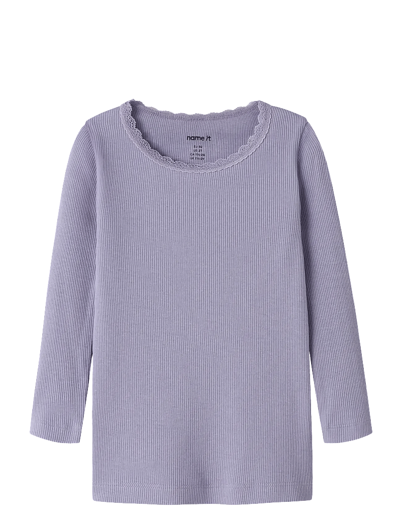 name it - NMFKAB LS TOP NOOS - langärmelig - heirloom lilac - 0
