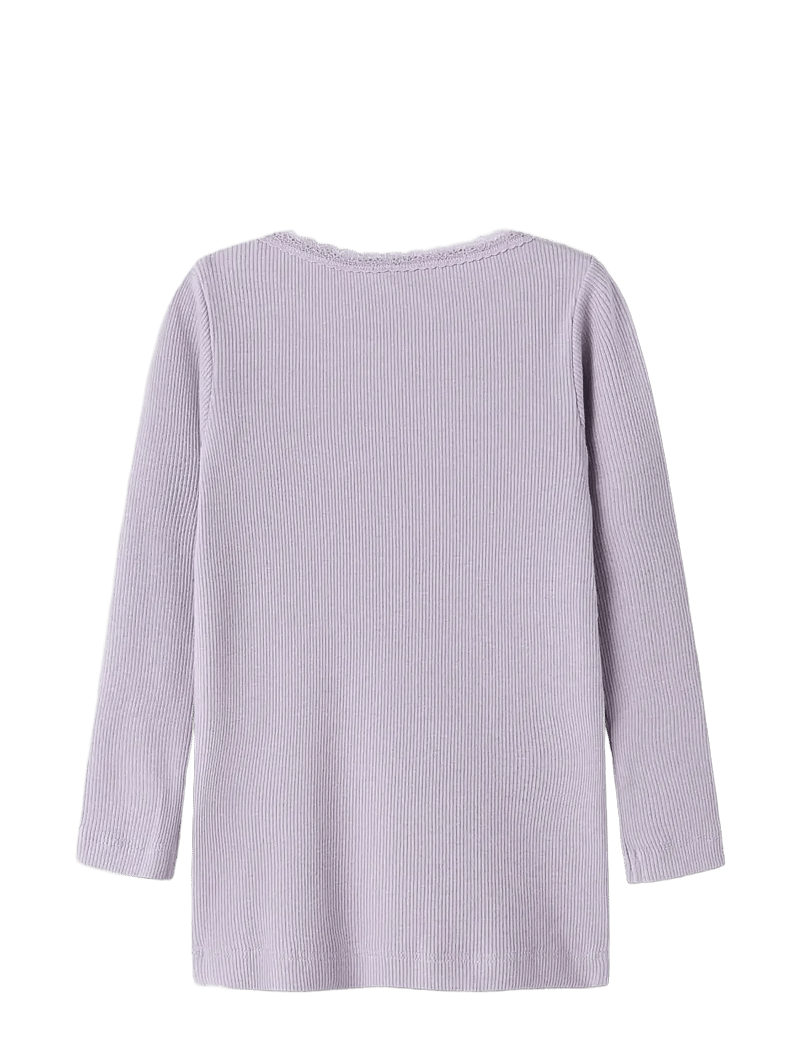 name it - NMFKAB LS TOP NOOS - langärmelig - lavender gray - 1