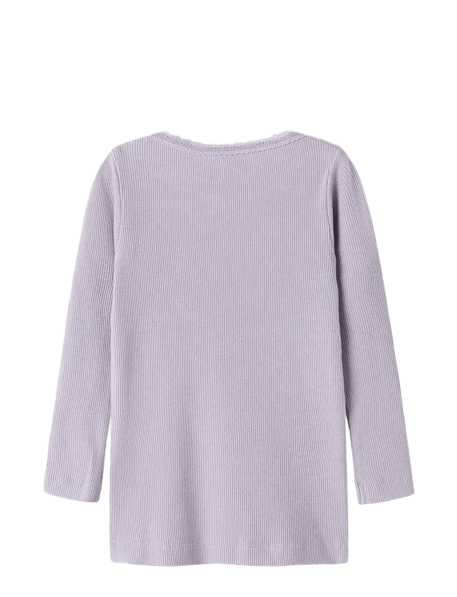 name it - NMFKAB LS TOP NOOS - langärmelig - lavender gray - 1