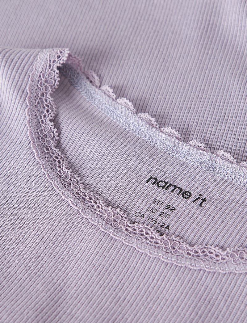 name it - NMFKAB LS TOP NOOS - langärmelig - lavender gray - 3