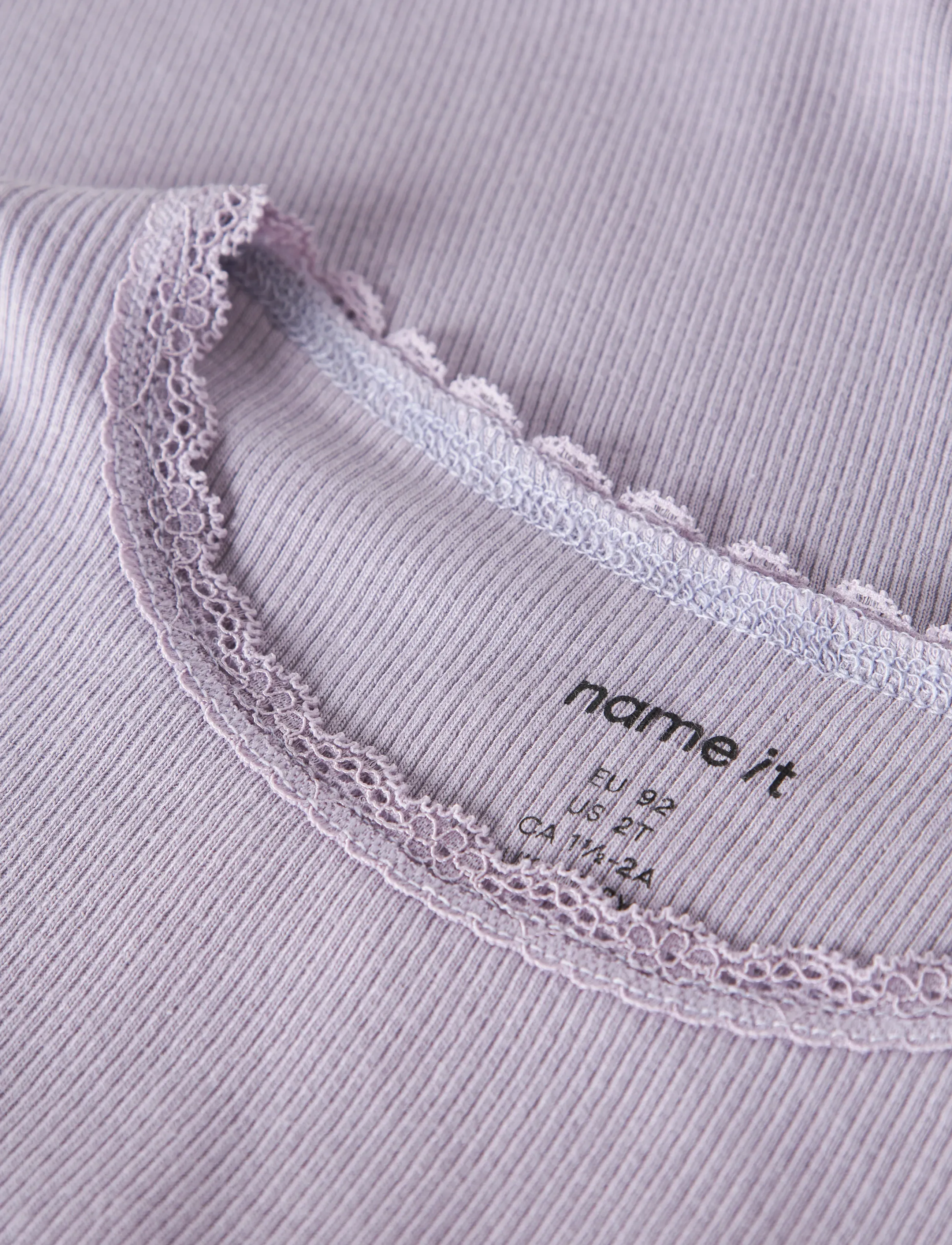 name it - NMFKAB LS TOP NOOS - long-sleeved t-shirts - lavender gray - 3