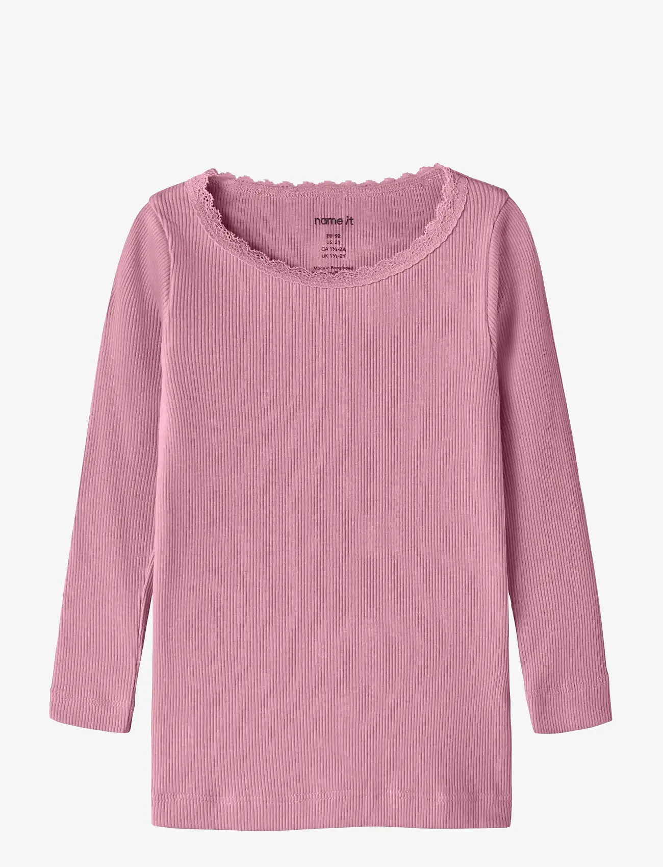 name it - NMFKAB LS TOP NOOS - långärmade t-shirts - lilas - 0