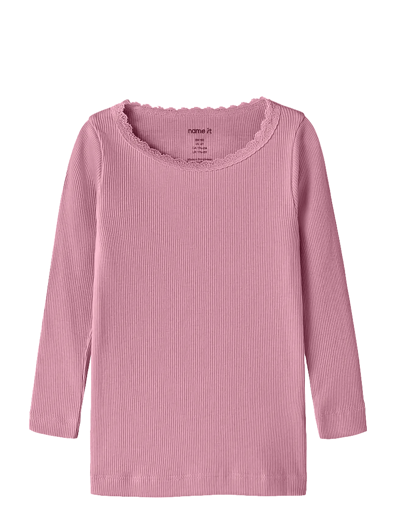 name it - NMFKAB LS TOP NOOS - langärmelig - lilas - 0