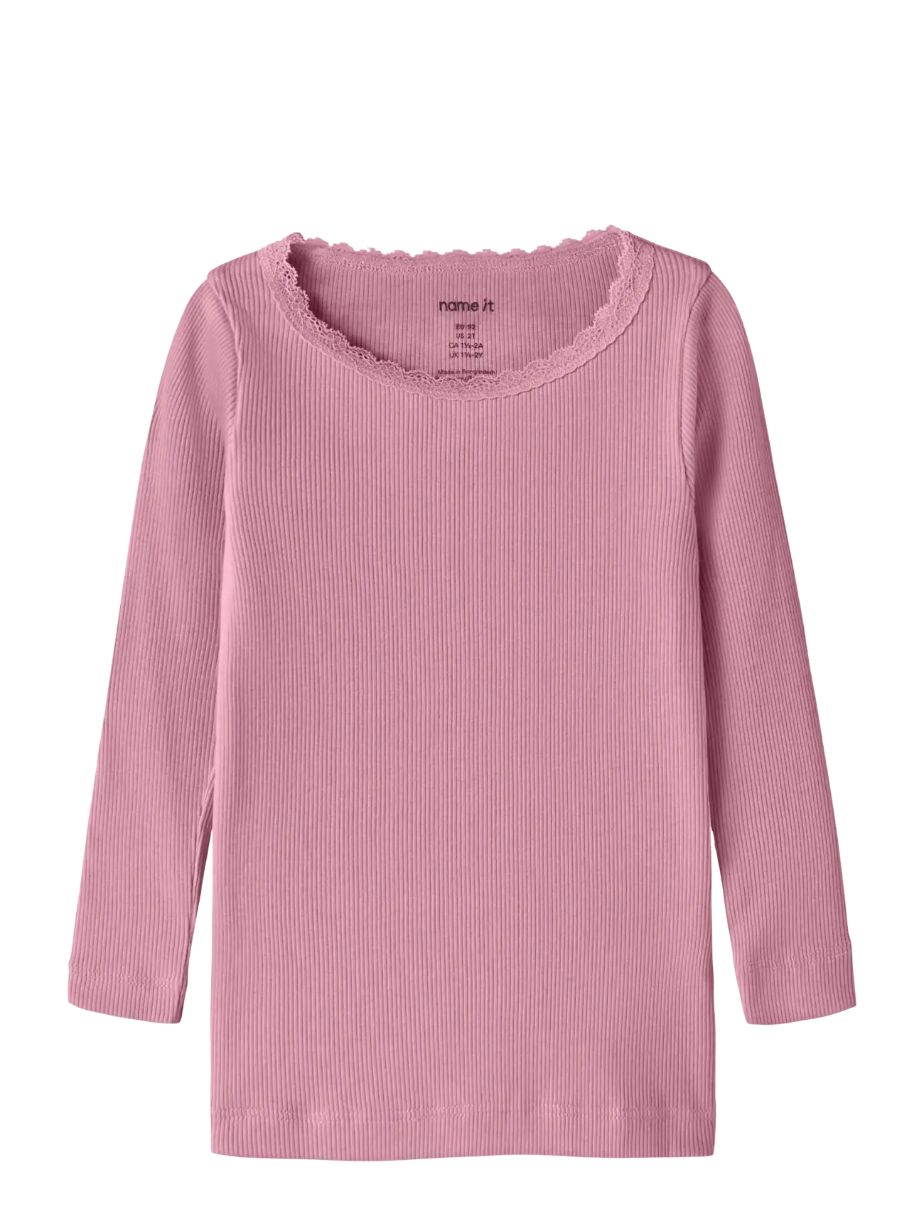 name it NMFKAB LS TOP NOOS - Kläder - LILAS / pink/rose
