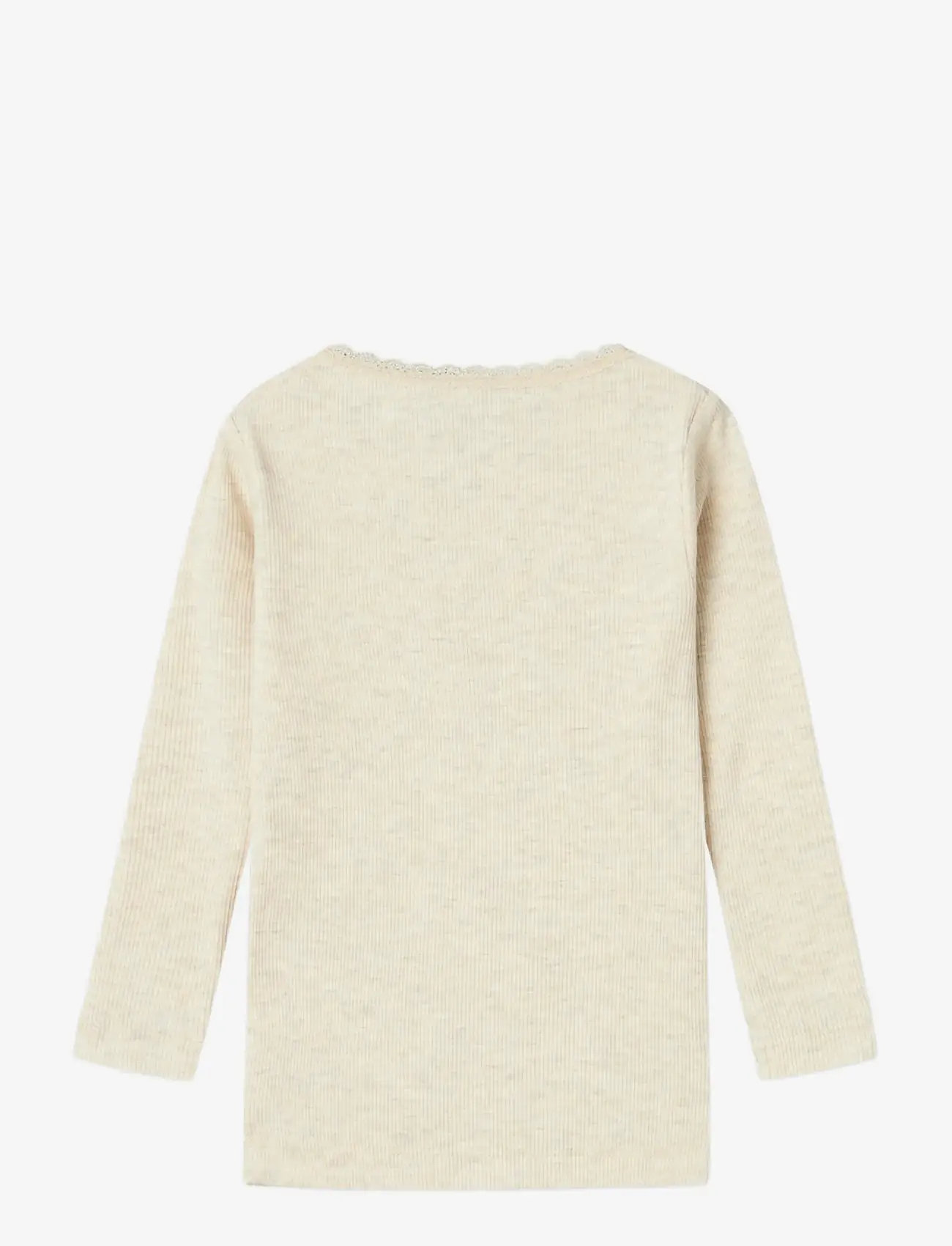 name it - NMFKAB LS TOP NOOS - långärmade t-shirts - peyote melange - 2