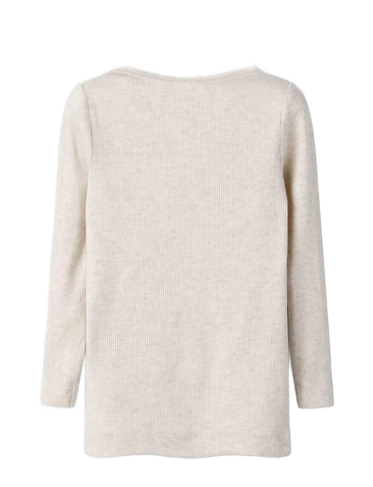 name it - NMFKAB LS TOP NOOS - långärmade t-shirts - peyote melange - 2