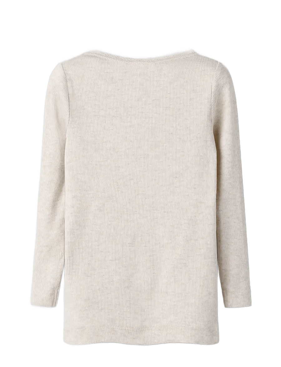 name it - NMFKAB LS TOP NOOS - pikkade varrukatega t-särgid - peyote melange - 2