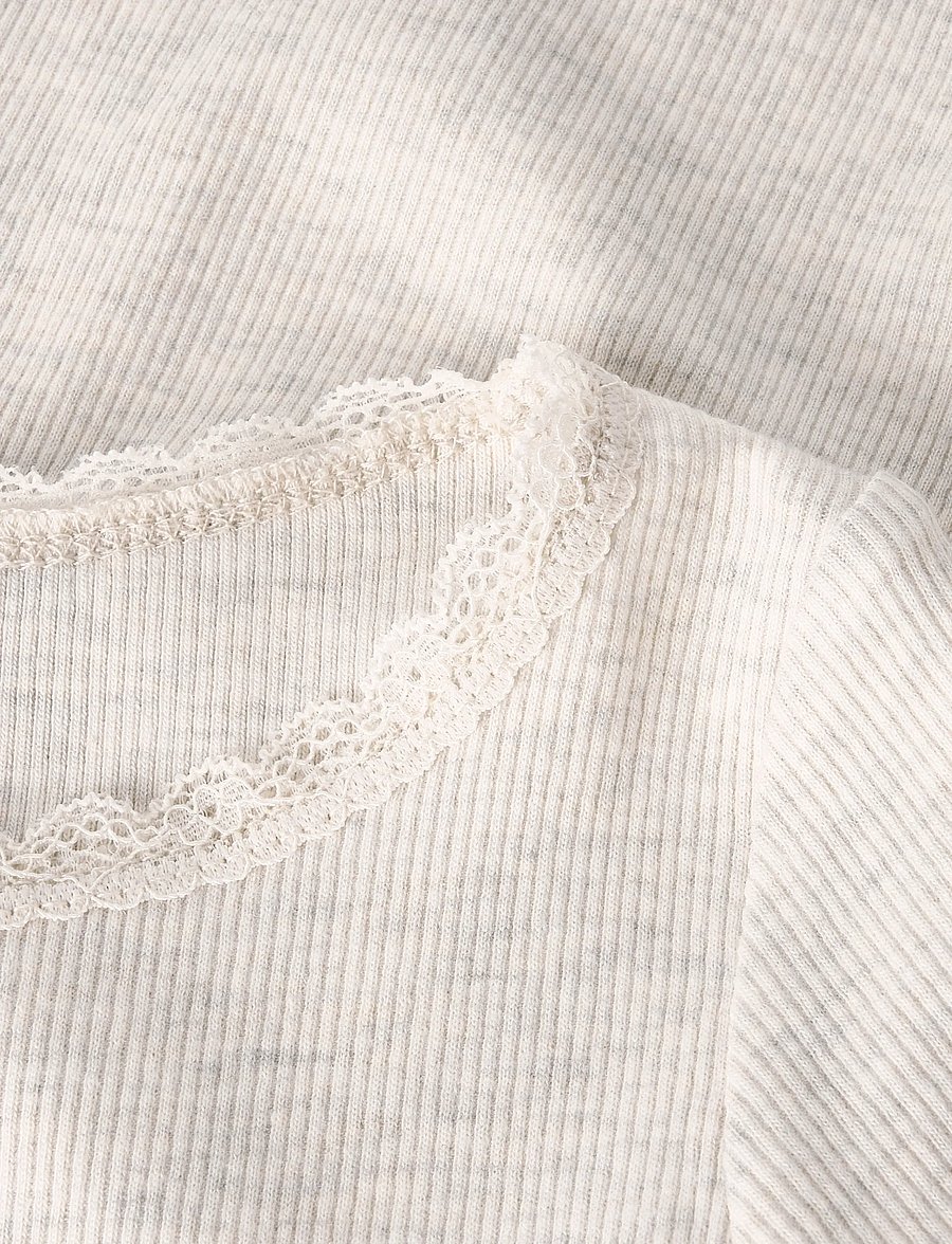 name it - NMFKAB LS TOP NOOS - pikkade varrukatega t-särgid - peyote melange - 4