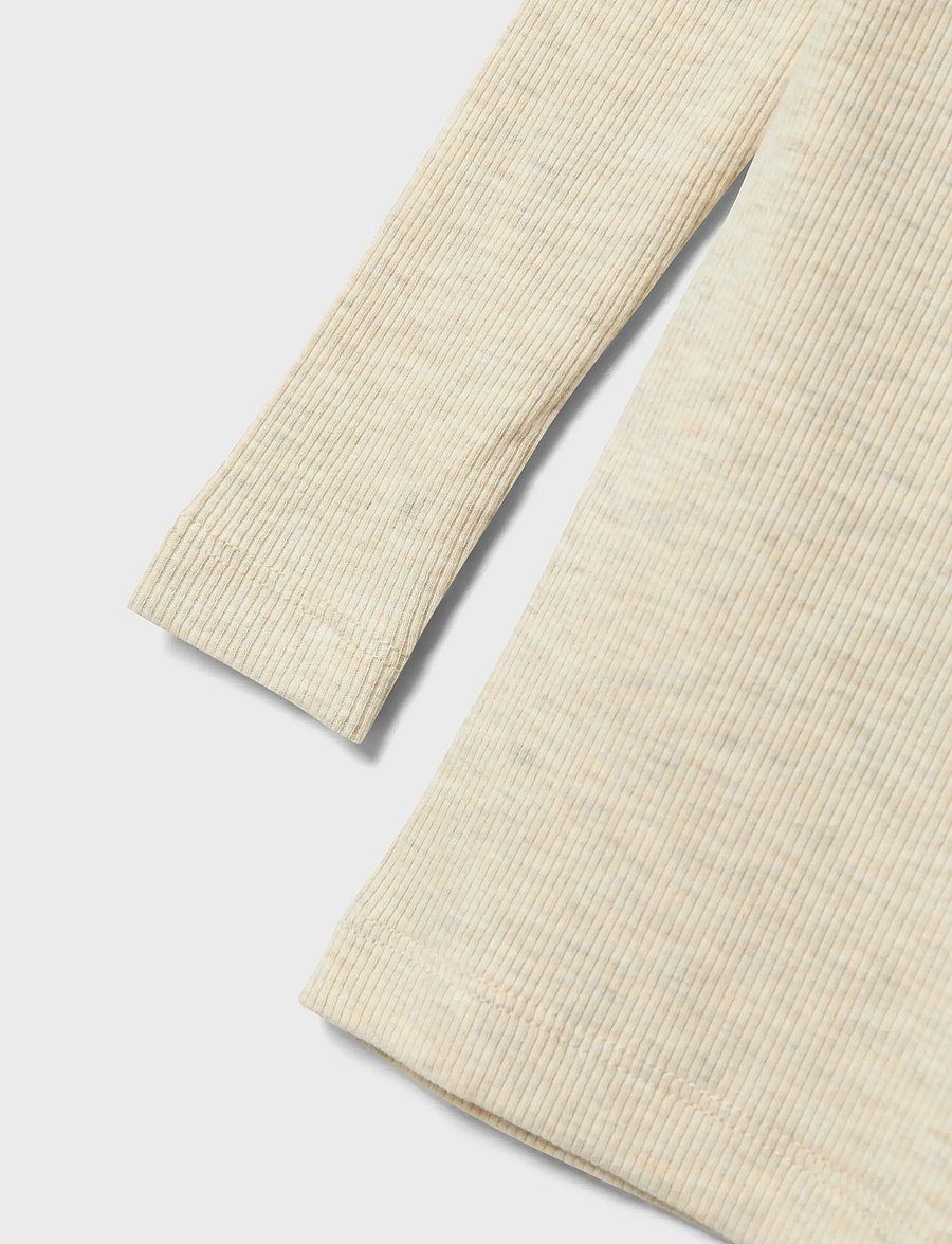 name it - NMFKAB LS TOP NOOS - langärmelig - peyote melange - 4