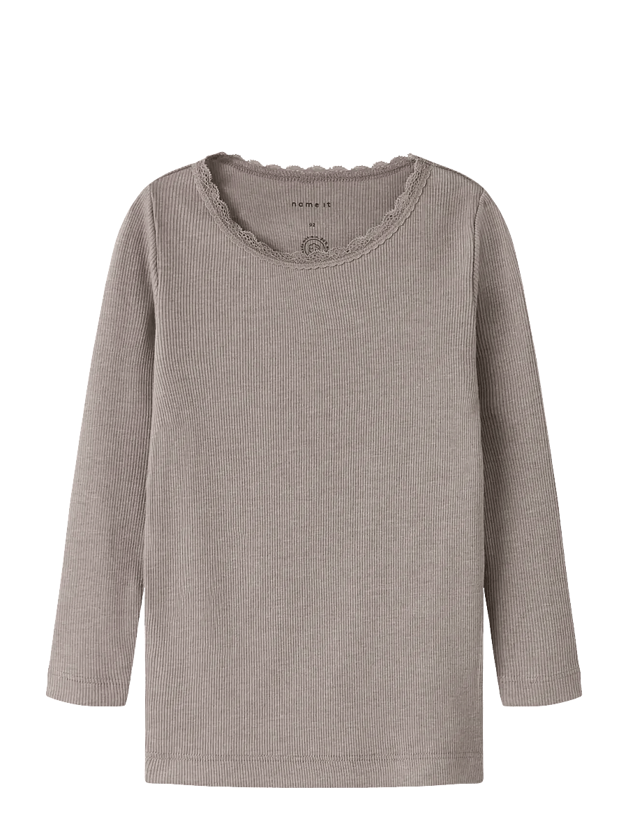 name it - NMFKAB LS TOP NOOS - langärmelig - satellite - 0