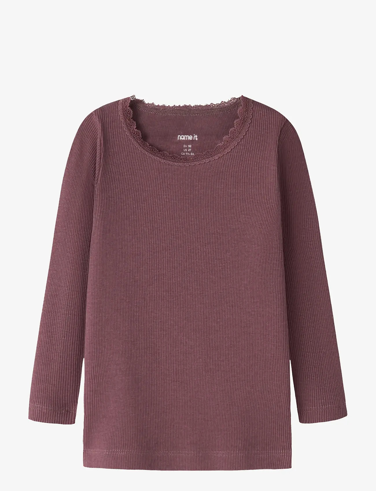 name it - NMFKAB LS TOP NOOS - långärmade t-shirts - wild ginger - 0