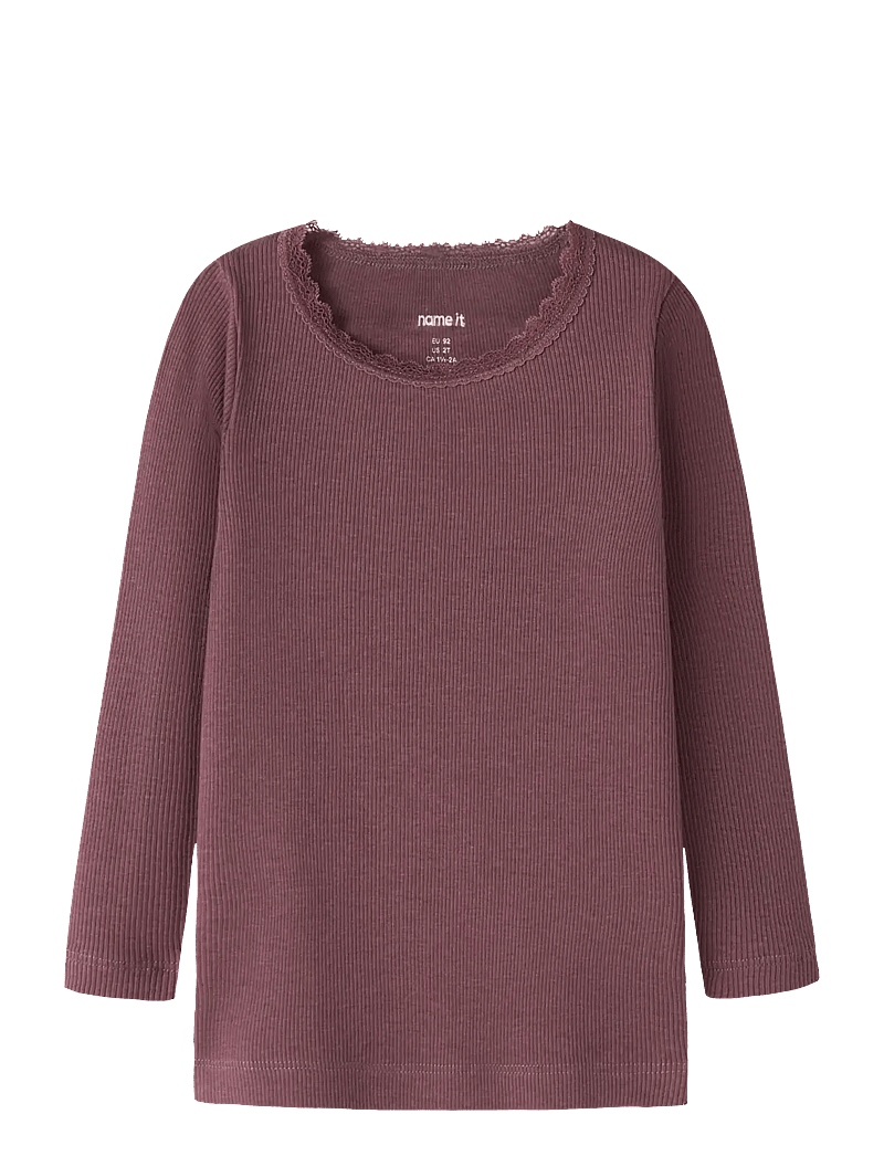 name it - NMFKAB LS TOP NOOS - langärmelig - wild ginger - 0