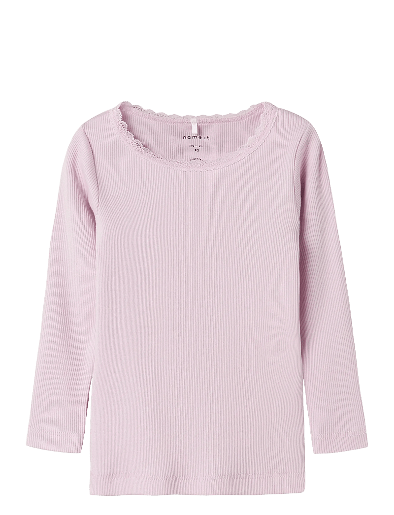 name it - NMFKAB LS TOP NOOS - langärmelig - winsome orchid - 0