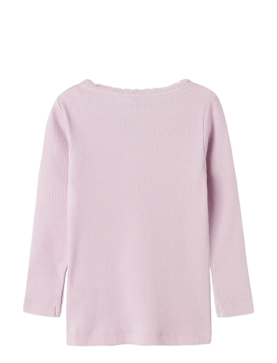 name it - NMFKAB LS TOP NOOS - langärmelig - winsome orchid - 1