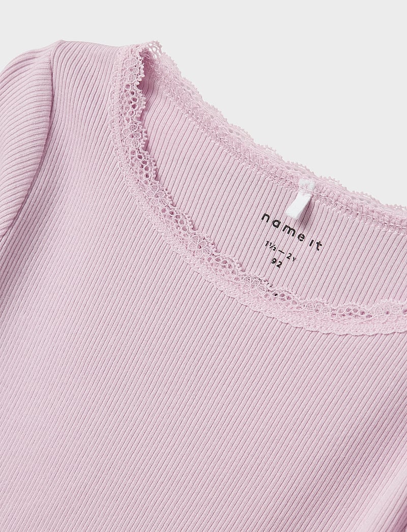 name it - NMFKAB LS TOP NOOS - langärmelig - winsome orchid - 2