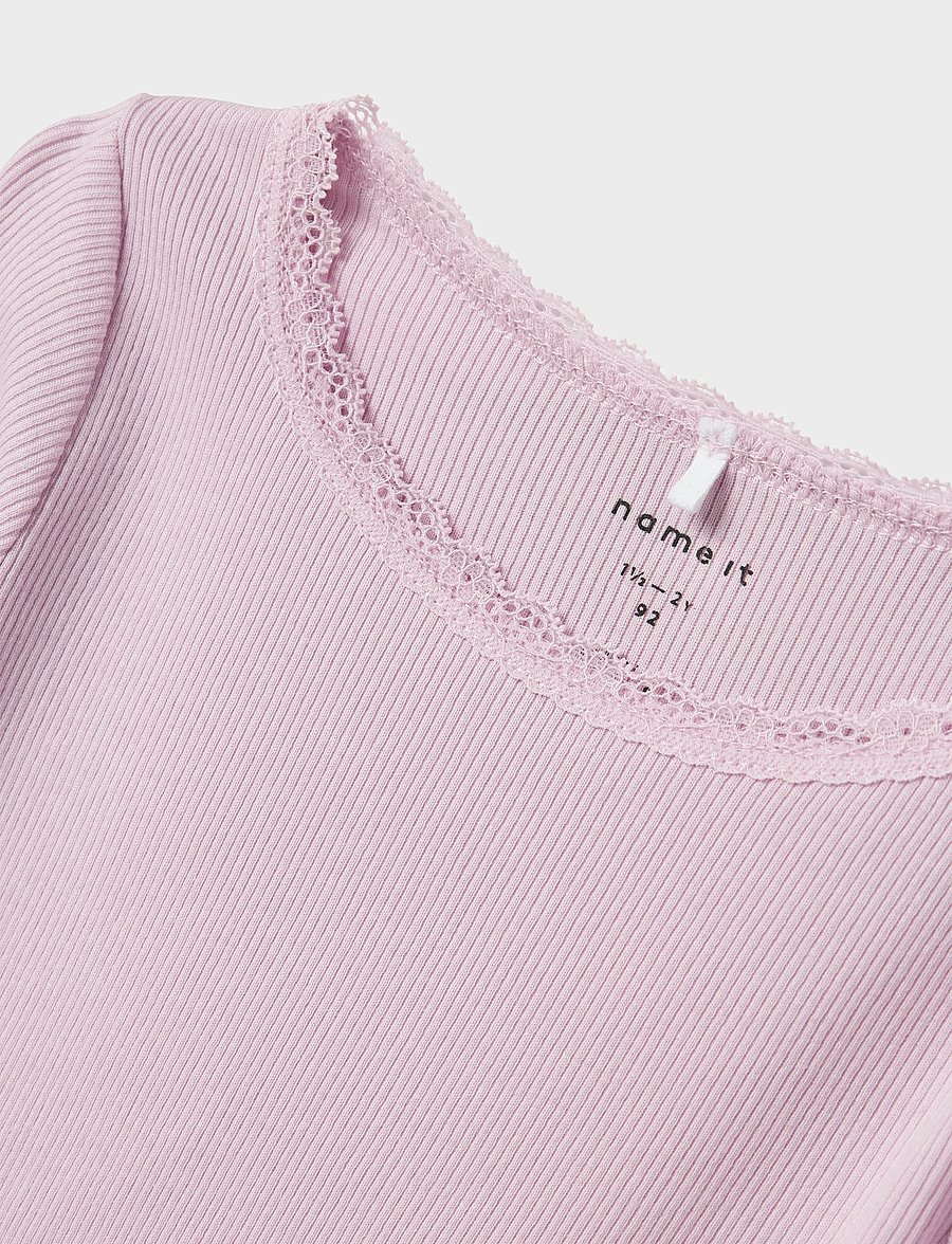 name it - NMFKAB LS TOP NOOS - langärmelig - winsome orchid - 2