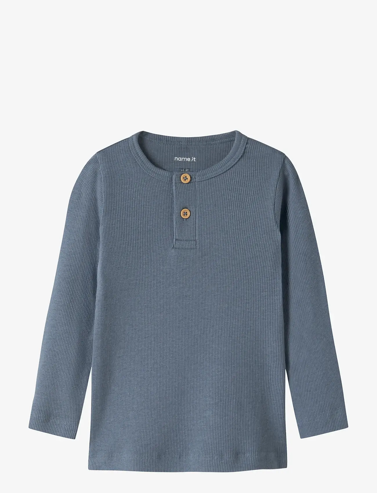 name it - NMMKAB LS TOP NOOS - pikkade varrukatega t-särgid - blue mirage - 0
