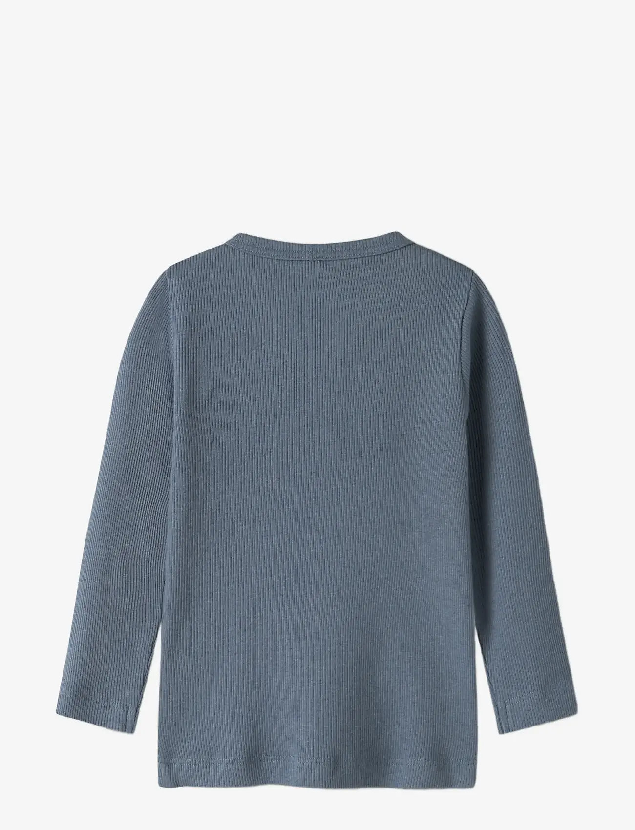 name it - NMMKAB LS TOP NOOS - pikkade varrukatega t-särgid - blue mirage - 1