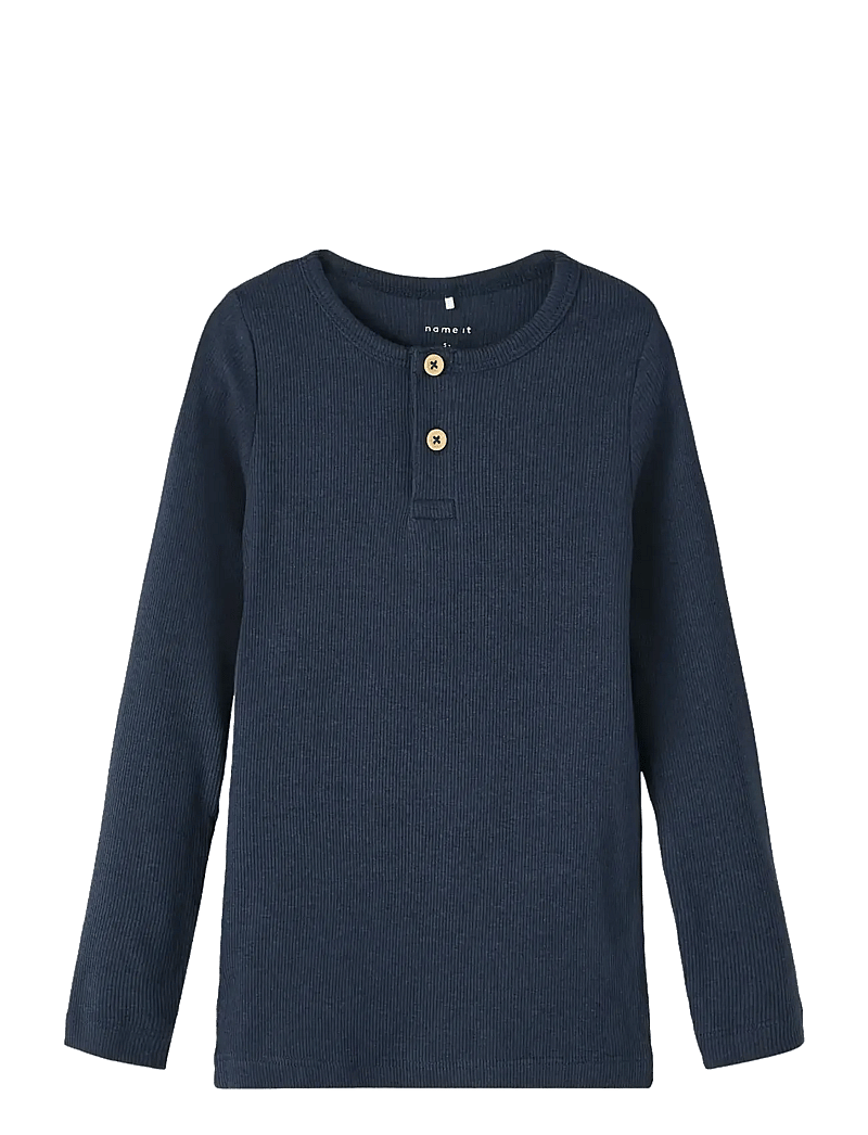 name it - NMMKAB LS TOP NOOS - langærmede t-shirts - dark sapphire - 1
