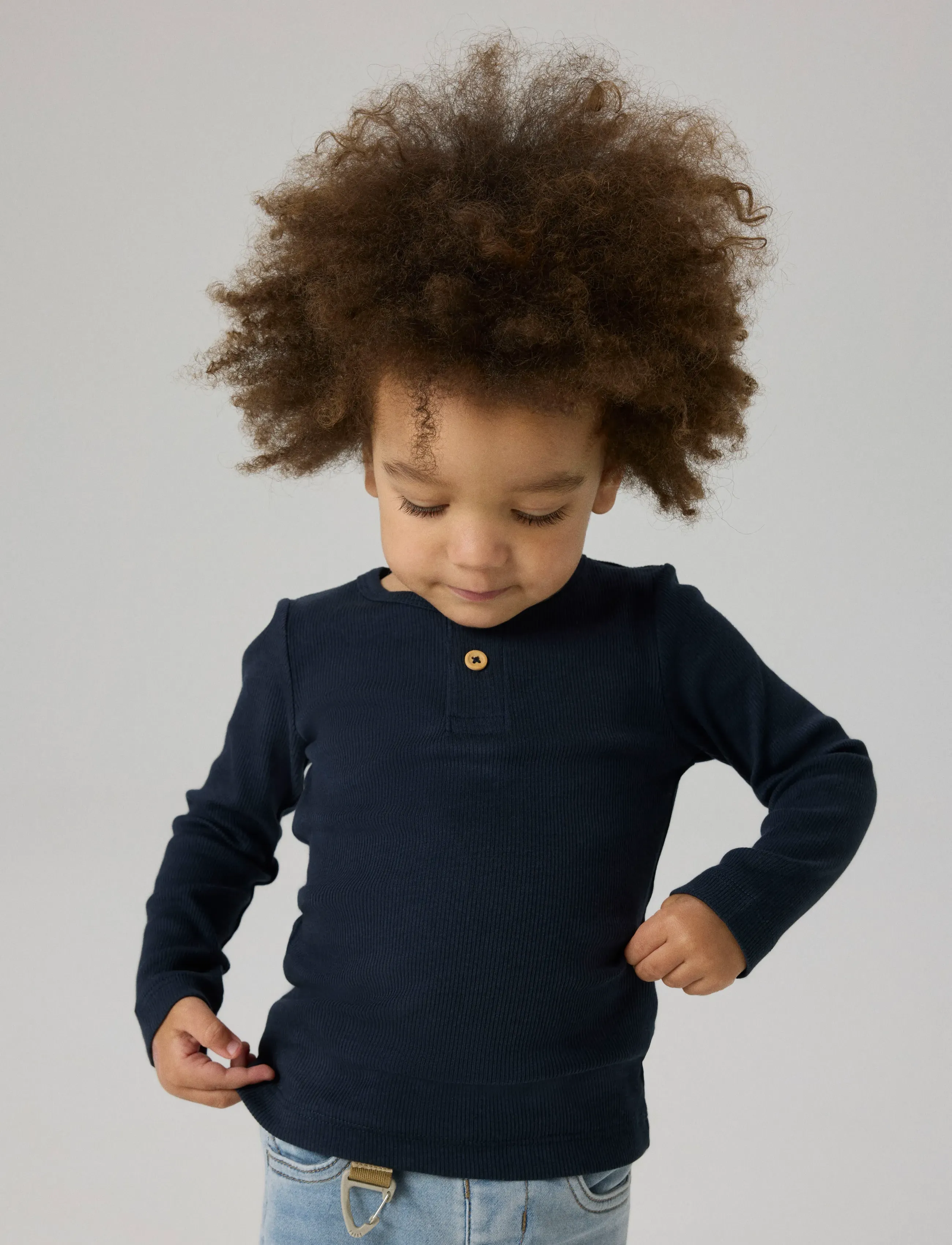 name it - NMMKAB LS TOP NOOS - langærmede - dark sapphire - 4