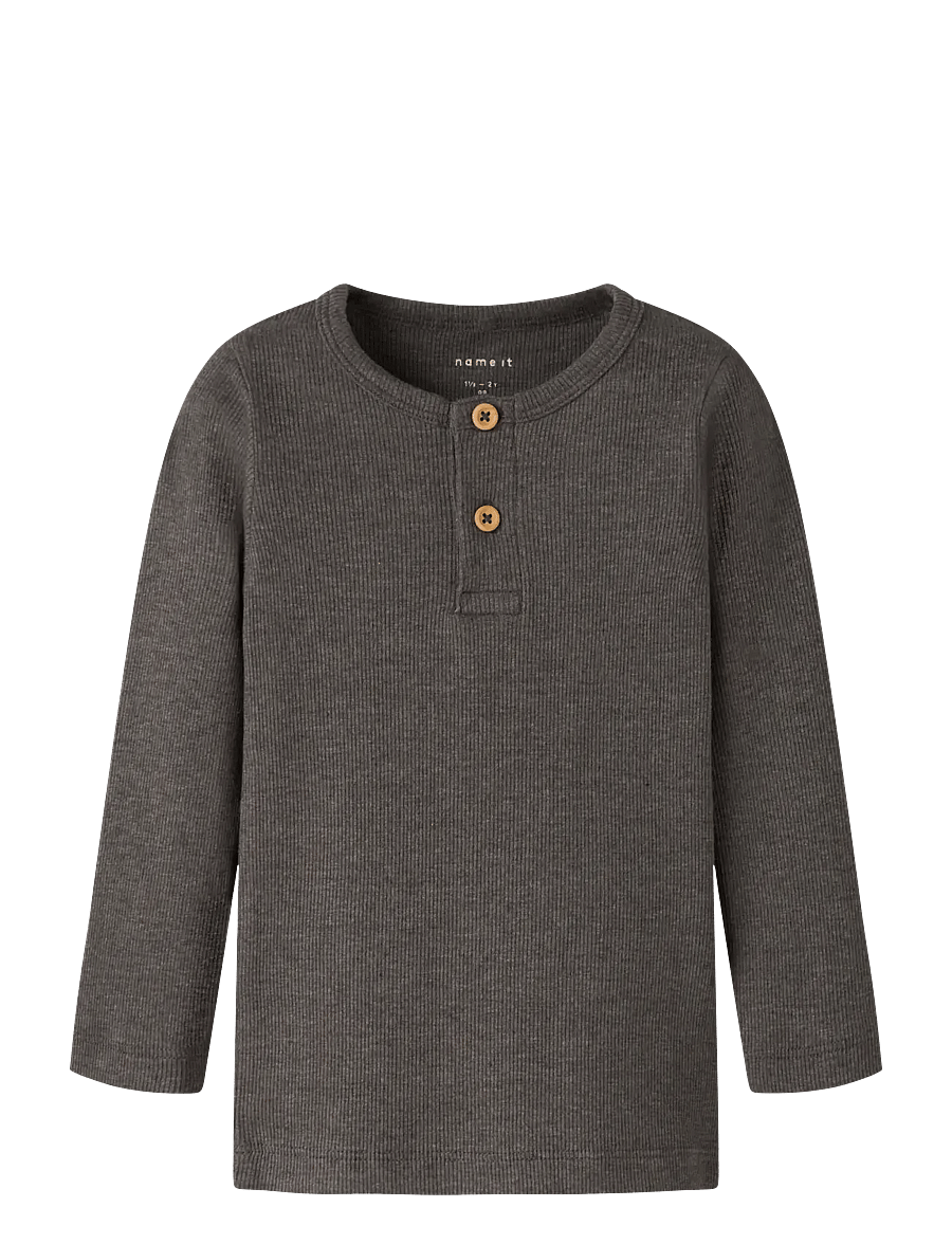 name it - NMMKAB LS TOP NOOS - langærmede t-shirts - delicioso - 0