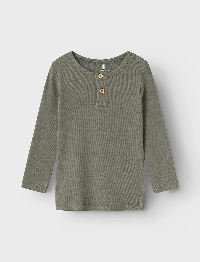 name it - NMMKAB LS TOP NOOS - t-shirts à manches longues - dusty olive - 3